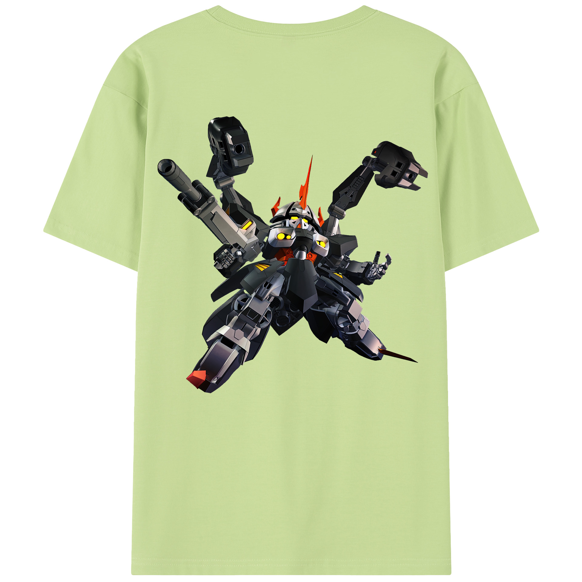 （画像用） 機動戦士ガンダム Mobile Suit Gundam 綿100％半袖Tシャツ（背面プリント）